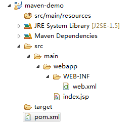 Eclipse中的创建maven项目,无法添加src/main/java等source folder(图1) 798650-20170327221253373-645791740.png
